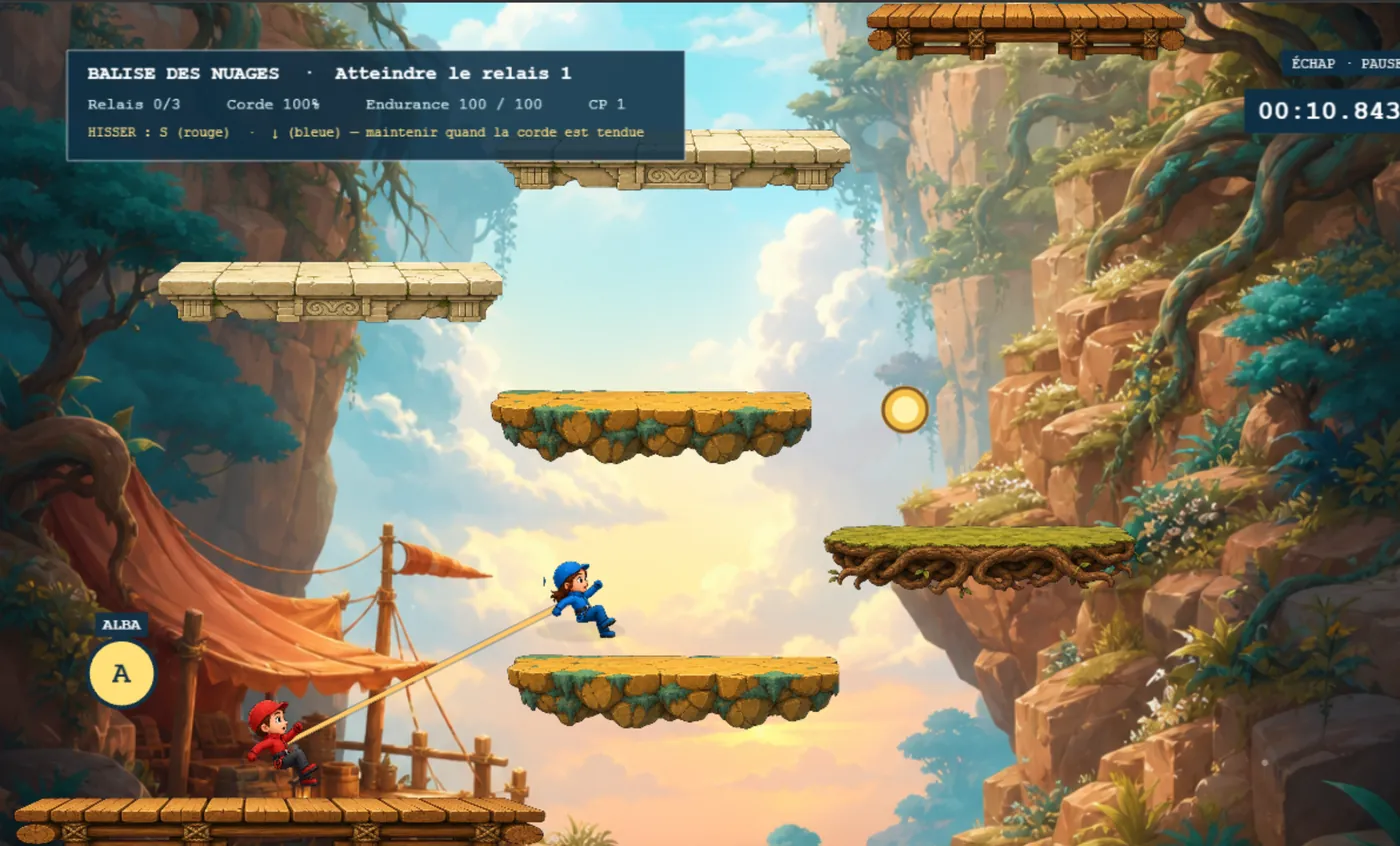 Niveau du jeu Tandem